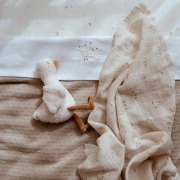 Plena zavinovací 120x120 cm Husa Newborn Naturals Little Dutch