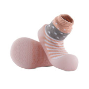 Ponožkové botičky Chameleon Pink Polka