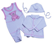 Souprava do porodnice 3 dílná MKcool Růžová