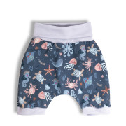Dětské kraťasy Mořský svět šedé Esito