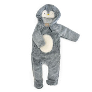 Zimní kojenecká kombinéza Pidilidi Gray