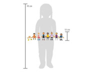 Small Foot Ohebné panenky rodina s dítětem