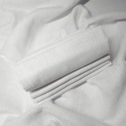 Tetra Osuška bílá bavlna 2 ks 90 x 100 cm 100 % bavlna Prem