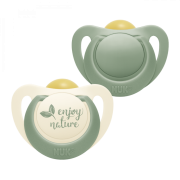 Latexové šidítko For Nature Nuk 2 ks 6-18 m