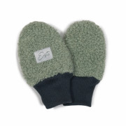 Zimní bezpalcové rukavice Teddy fleece double Olive Esito