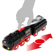 Vánoční vlaková sada s parní lokomotivou Brio