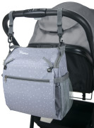 Booster Anywhere BAG-GO 2v1 (podsedák+taška na kočárek) humus grey Asalvo 