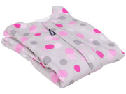 Letní spací pytel s nožičkami bambus šedý s puntíky Kaarsgaren 