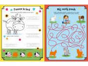 Kniha plná samolepek Farma