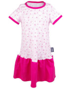Dívčí letní šaty růžové se zajíčky Kaarsgaren