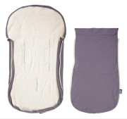 Letní fusak z bio bavlny do kočárku i autosedačky 