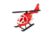 Vrtulník/helikoptéra plast červený 