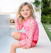 UV tričko s dlouhým rukávem do vody Strawberry Field