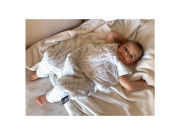 Letní spací pytel s nožičkami zajíčci Kaarsgaren