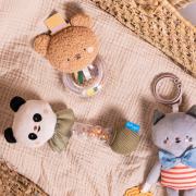 Chrastítko dešťová hůlka Panda Taf Toys