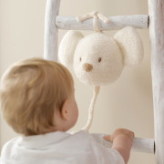 Hračka hudební Teddy myška Nattou 16 cm, 0 m+