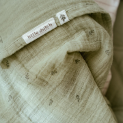 Plena zavinovací 120 x 120 cm Pure s potiskem Little Dutch