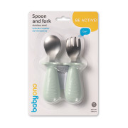 Příbor dětský se zábranou 12 m+ BabyOno