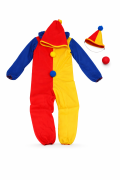 Set karneval - klaun Vel. M 110-120 cm
