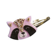 Sada na výrobu šperků Sponky do vlasů v kufříku Lesní zvířátka (6 ks)s Janod 