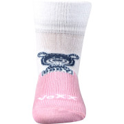 Ponožky kojenecké bambusové Sebík s medvídkem dívčí (3 páry)