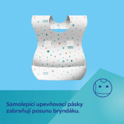 Bryndák voděodolný jednorázový s kapsou 10 ks Canpol babies