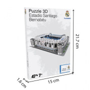 3D puzzle Santiago Bernabeu (Real Madrid) 47 dílků