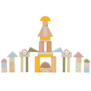 Dřevěné vozítko s kostkami Viga