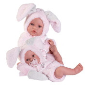 Realistická panenka miminko s celovinylovým tělem 42 cm Erika 50419 Antonio Juan
