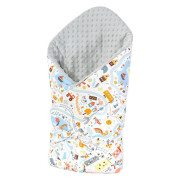 Luxusní oboustranná zavinovačka Minky World 3v1 85 x 85 cm Esito 