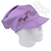 Lehký letní šátek s kšiltem Květy RDX