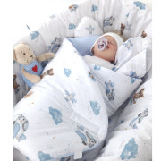 Novorozenecká zavinovačka bavlna Méďa pilot