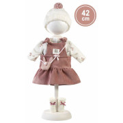 Realistická panenka Julia se zvuky a měkkým látkovým tělem 42 cm Llorens