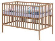 Dětská postýlka s kompletní výbavou 120 x 60 cm, Ledy Scarlett