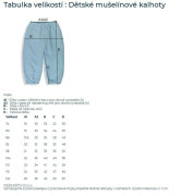 Dětské mušelínové kalhoty Luca Brown Esito