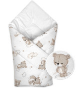 Zavinovačka pro miminko Klasik Malý Medvídek bílá/béžová Baby Nellys