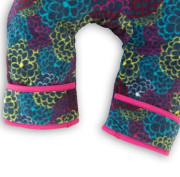 Zimní overal microfleecový propínací s kapucí, Pidilidi růžová