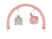 Vibrační lehátko s melodiemi Glossy MoMi