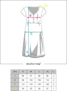 Kojící noční košile TCB.9928 STRIPES DOCTOR NAP