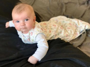 Letní spací pytel bambus zvířátka růžová Vel. 70 cm Kaarsgaren