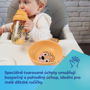 Miska s ušima BabiesBoo 400 ml žlutá Canpol babies