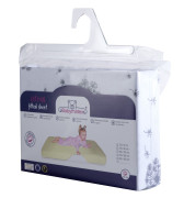 Bavlněné prostěradlo s gumou a potiskem 70 x 140 cm Babymatex