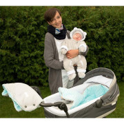 Fusak Soft DUO Minky - zimní ŠEDÁ/MODRÁ