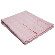 Deka bavlňený úplet se vzorem “klasy” EKO