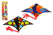 Drak létající plast barevný 2 druhy v sáčku