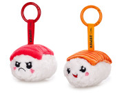 Plush Friends Kawaii Sushi Nigiri plyšové přívěsek na klíče 8cm