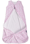 Letní 3D spací pytel bambus růžový zajíc