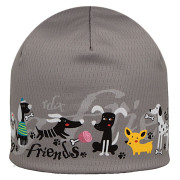 Chlapecká funkční čepice s fleecem Picowinter Friends šedá RDX