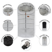 Fusak nastavitelný 3v1 Jibot Horizontal Petite&Mars