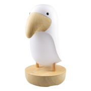 LED noční lampička a Bluetooth reproduktor 2v1 - tukan, bílá Mary's 